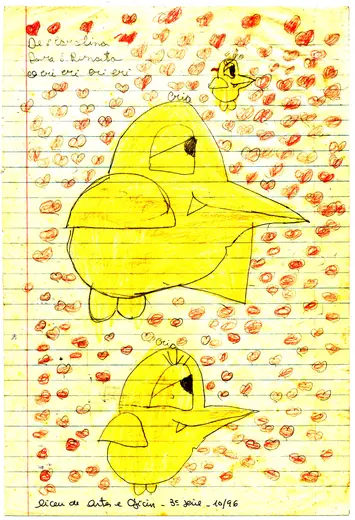 Carta de estudante sobre o livro RioRio.