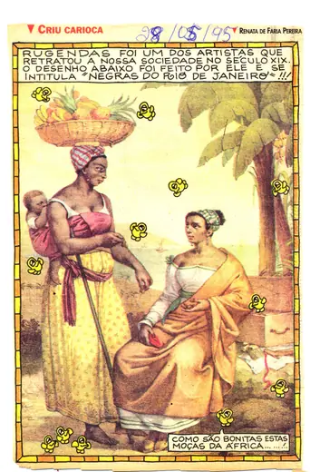 Página original do Criu Carioca sobre a vida no Rio antigo.