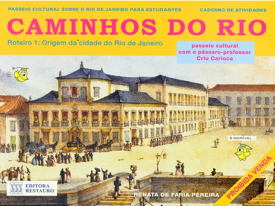 Capa do caderno de atividades · Roteiro 1: Origem da cidade do Rio de Janeiro.