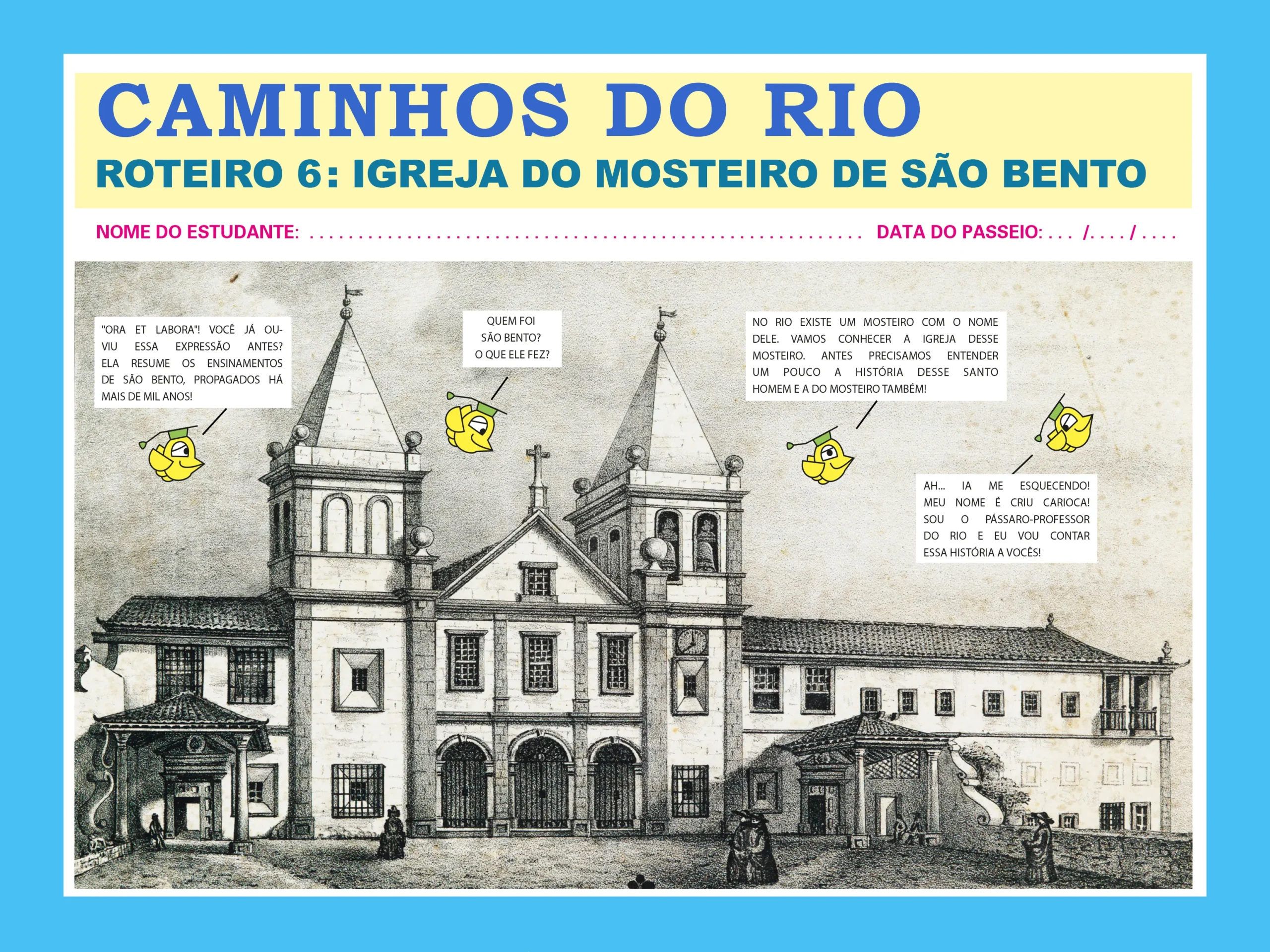 Interior dourado da Igreja do Mosteiro de São Bento.